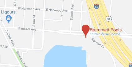 Brummett Pools Location